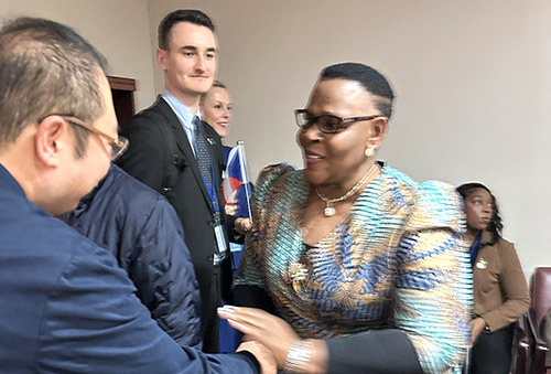 zoty中欧体育集团董事局主席徐鹏应邀出席团结国妇女周系列运动